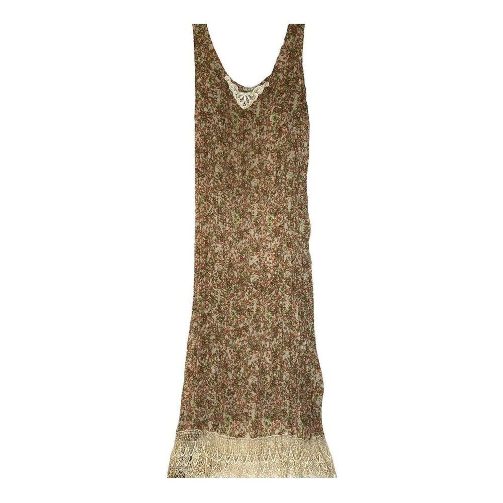 Vintage Compagnie Internationale Cottage Core Floral Maxi Dress